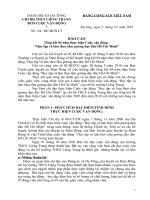 Báo cáo sơ kết 4 năm thực hiện học tập và làm theo tấm gương đạo đức Hồ Chí Minh