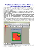 phần mềm chuyển PDF sang Word