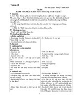 Giáo án tuần 30 lớp 4 năm hoc 2010- 2011