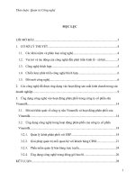 Ứng dụng công nghệ trong hoạt động phân phối của công ty cổ phần sữa Vinamilk