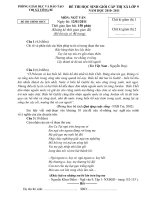 De+Da HSG Văn 9 TX Uong Bi - 2011