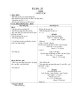 giáo án lớp 5 buổi chiều tuần 27 năm 2011