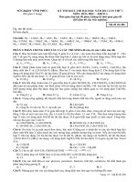 Đề thi thử đại học  KHối A năm 2011-C.F