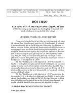 DU AN HOI THAO BAT DONG SAN