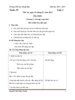 Giáo án Tin học lớp 3, 4, 5_Năm học 2014 - 2015_Tuần 29