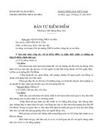 Bảng tự kiểm điểm Đảng viên