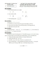 de thi tuyen sinh vao lop 10 mon toan moi nhat