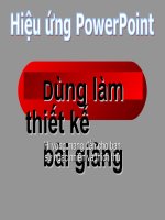 hieu ung . bai giang dien tu