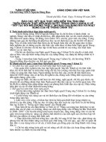 Bao cao thuc hien nghi quyet TW 5