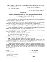 điều lệ trường trung học mới (28/3/2011)