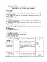 Giáo án thể dục lớp 5 cả năm