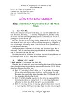 MỘT số BIỆN PHÁP HƯỚNG dẫn TRẺ NGHE NHẠC