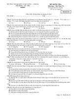 Đề thi thử TN Vật lí 12 Đề 2