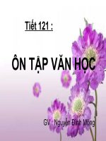 Tiêt121:Ôn tập phần văn