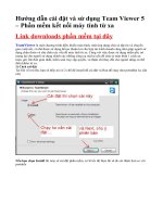 Teamviewer5_Phần mềm kết nối điều khiển máy tính từ xa