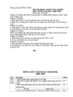 Đê thi HSG Huyện Phù Ninh