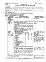 Giáo án Khoa học lớp 4 soạn chi tiết