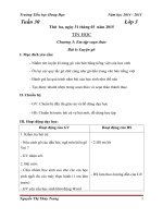 Giáo án Tin học lớp 3, 4, 5_Năm học 2014 - 2015_Tuần 30