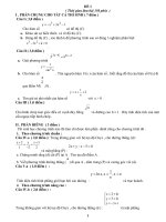 de thi thu tot nghiep va dai hoc