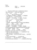 Kiểm tra 15'' số 2 hk2