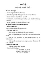 Thể lệ tham gia cuộc thi ai tài thế