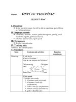 giao an english 8 ,unit 13