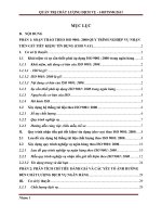 Bài thảo luận quản trị chất luượng dịch vụ