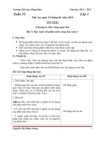 Giáo án Tin học lớp 3, 4, 5_Năm học 2014 - 2015_Tuần 33