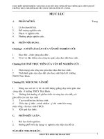 SÁNG KIẾN KINH NGHIỆM GIÁO DỤC ĐẠO ĐỨC HỌC SINH LỚP 8A1 THÔNG QUA MÔN GDCD Ở TRƯỜNG THCS THÁI BÌNH, HUYỆN CHÂU THÀNH, TỈNH TÂY NINH