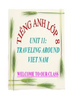 Bài giảng tiếng anh 8- Unit 11. Traveling Around Viet Nam