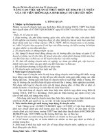 ĐỔI MỚI SINH HOẠT TỔ CHUYÊN MÔN