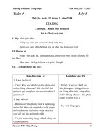 Giáo án Tin học lớp 3, 4, 5_Năm học 2014 - 2015_Tuần 4