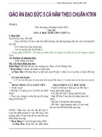 Giáo án Đạo đức lớp 5 cả năm theo KTKN