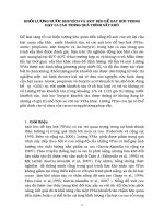 KHỐI LƯỢNG NƯỚC KHUYÊCH VÀ AXIT BÉO DỄ BAY HƠI TRONG HẠT CA CAO TRONG QUÁ TRÌNH SẤY KHÔ