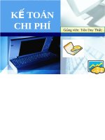 Kế toán chi phí sản xuât và đánh giá thành snar phẩm theo chi phí thực tế