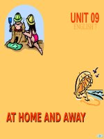 Unit 9:At home and away