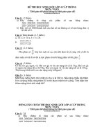 De chon doi tuyen thi huyen, lop 4