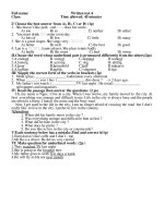 bai kiem tr dinh ky so 4 mon anh 7