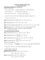 CHUYÊN ĐỀ LƯỢNG GIÁC 12