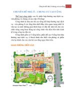 Chuyên đề nhà ở  chung cư cao tầng