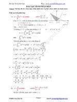 Bài tập Tích phân kép_Toán cao cấp 2