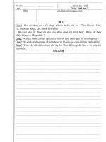 ĐỀ KIỂM TRA GIỮA KÌ 2 SINH HỌC 7,8