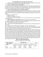 QUI TRÌNH BIÊN SOẠN ĐỀ KIỂM TRA MÔN TOÁN (Bộ Giáo Dục)