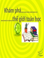 Khám phá thế giới toán học
