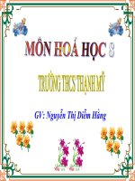 Giáo án bồi dưỡng thao giảng hoá học 8 Bài 10 Hoá trị (1)