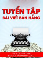 Tuyển tập bài viết bán hàng