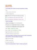 Tai lieu luyen thi mon Anh  - CÂU BỊ ĐỘNG.doc