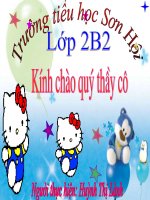 BÀI GIẢNG ĐIỆN TỬ-TOÁN LỚP 2