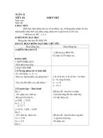 Giao an Toan lop 5, tuan 31,32,33