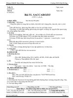 Tuần 32 - Tiết 62. Saccarozo